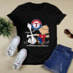 Charlie Brown Snoopy Texas Rangers 2 T Shirt