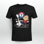 Charlie Brown Snoopy Texas Rangers 3 T Shirt