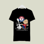 Charlie Brown Snoopy Texas Rangers 4 T Shirt