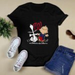 Charlie Brown Snoopy Washington Nationals 2 T Shirt