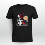 Charlie Brown Snoopy Washington Nationals 4 T Shirt