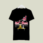 Charlie Brown and Snoopy Cleveland Indians 3 T Shirt