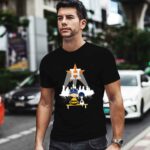 Charlie Brown and Snoopy Houston Astros Skyline City 1 T Shirt