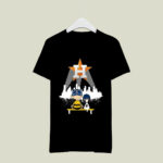 Charlie Brown and Snoopy Houston Astros Skyline City 3 T Shirt