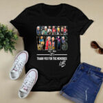 Charlie Watts 1941 2021 thank you for the memories signature 4 T Shirt