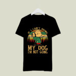 Charlie and Snoopy If I cant bring my dog Im not going vintage sunse 4 T Shirt