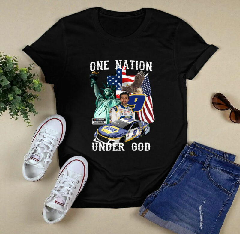 Chase Elliott Nascar One Nation Under God 0 T Shirt