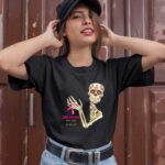 Check Your Boobs Mine Tried To Kill Me Breast Cancer Awareness Skeleton 1 T Shirt