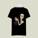 Check Your Boobs Mine Tried To Kill Me Breast Cancer Awareness Skeleton 2 T Shirt