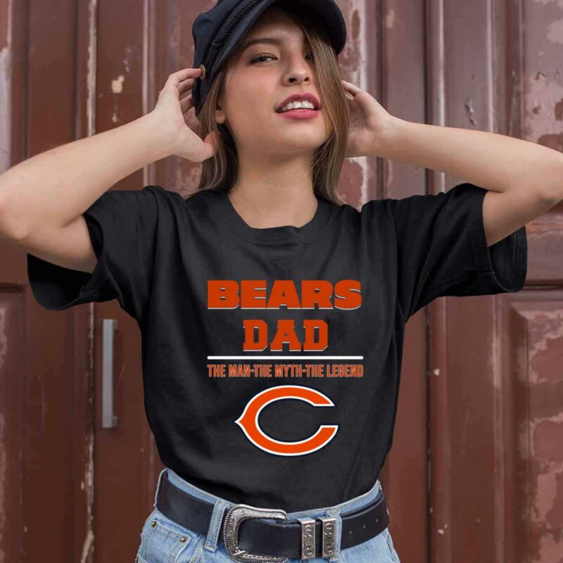 Chicago Bears Dad The Man The Myth The Legend 0 T Shirt