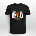 Chicago Bears Dad sons first hero daughters first love 4 T Shirt
