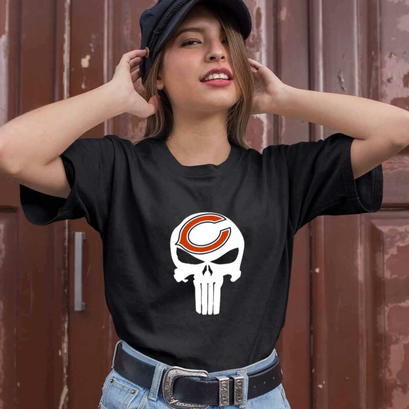Chicago Bears Punisher 0 T Shirt