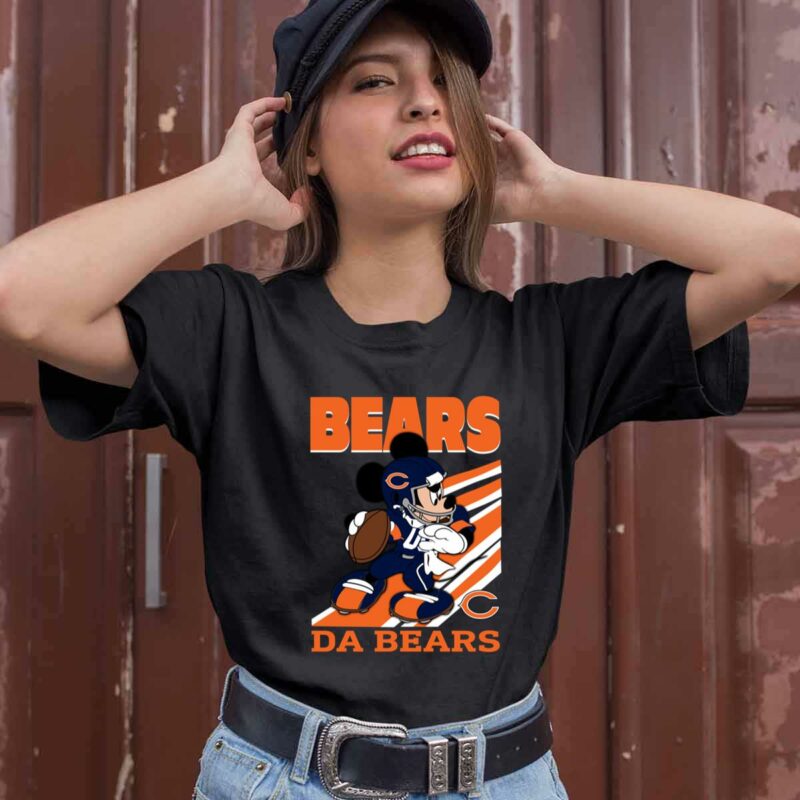 Chicago Bears Slogan Da Bears Mickey Mouse 0 T Shirt