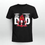 Chicago Blackhawks Dad sons first hero daughters first love 0 T Shirt