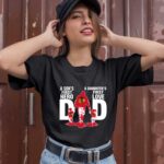 Chicago Blackhawks Dad sons first hero daughters first love 3 T Shirt