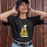 Chicago Blackhawks Snoopy Woodstock Christmas 3 T Shirt