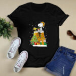 Chicago Blackhawks Snoopy Woodstock Christmas 4 T Shirt