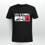 Chicago Bulls Life Is Simple 3 T Shirt