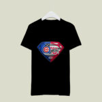 Chicago Cubs And Ohio State Buckeyes Superman 4 T Shirt