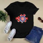 Chicago Cubs Autism 4 T Shirt