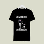 Chicago Cubs GrandFather Like GrandDaughter 4 T Shirt
