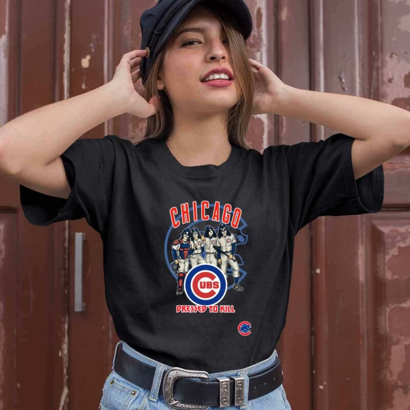Chicago Cubs Kiss Band Dressed To Kill 0 T Shirt