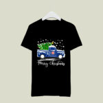 Chicago Cubs Merry Christmas Christmas Tree Truck 1 3 T Shirt
