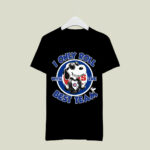 Chicago Cubs Snoopy I only roll with the best team 4 T Shirt