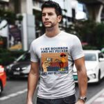 Chicken I Like Bourbon And My Pecker And May Be 3 People 1 3 T Shirt