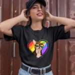 Chihuahua Rainbow Heart Gay Pride LGBT 1133 T Shirt