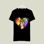 Chihuahua Rainbow Heart Gay Pride LGBT 3 T Shirt