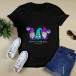 Choose To Keep Going Suicide Prevention Awareness Gnomes Sunflowers 3 T Shirt