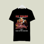 Chris Stapleton 23 Years 2001 2024 Thank You For Your Music 2 T Shirt