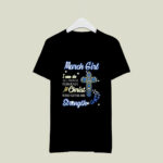 Christian Cross March Girl I Can Do All Things Through Christ Who Gives Me Strength 4 T Shirt