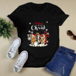 Christmas Begins With Christ Three Cows With Fairy Lights In Front Of Three Crosses 3 T Shirt