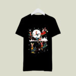 Christmas chicken Hei Hei and Santa Claus 3 T Shirt