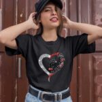 Cincinnati Bearcats Diamond Heart 3 T Shirt