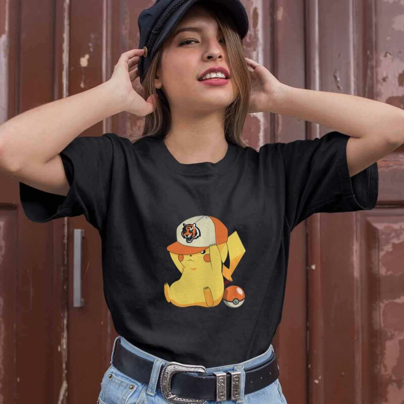 Cincinnati Bengals Pikachu Pokemon 0 T Shirt
