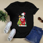 Cincinnati Reds Snoopy Woodstock Christmas 2 T Shirt