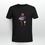 Cinco De Mayo Margarita Flamingo Drinking 3 T Shirt