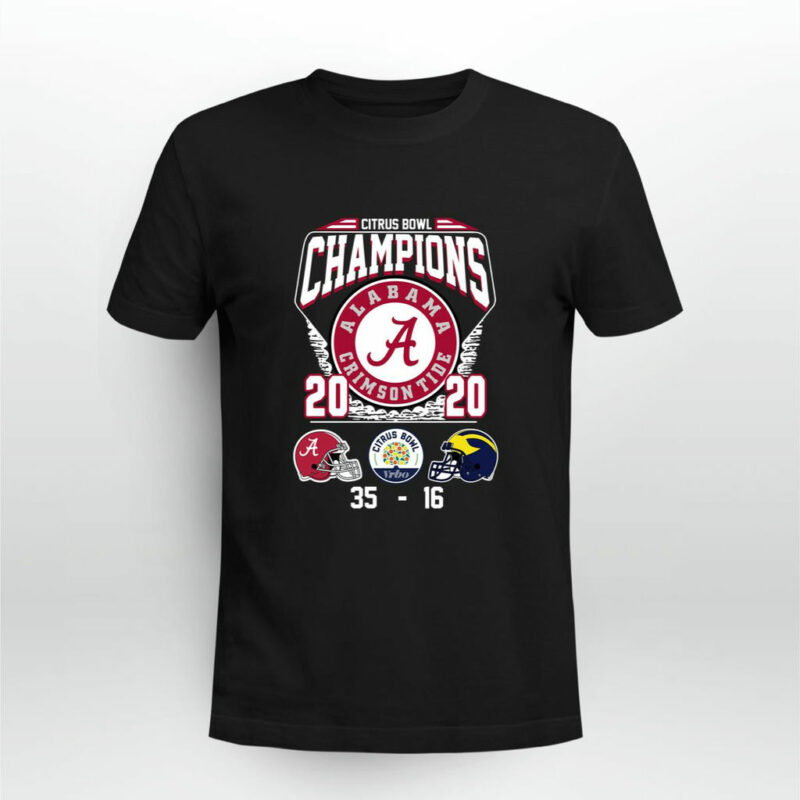 Citrus Bowl Champions Alabama Crimson Tide 2020 Citrus Bowl Vrbo 0 T Shirt