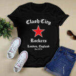 Clash City Rockers Vintage London Punk Rock 4 T Shirt