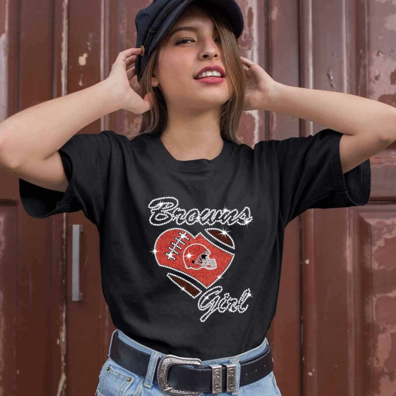 Cleveland Browns Girl Heart 0 T Shirt