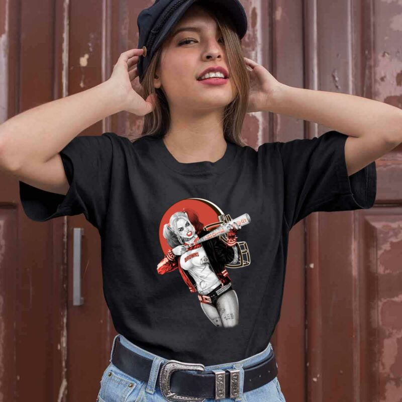 Cleveland Browns Harley Quinn 0 T Shirt