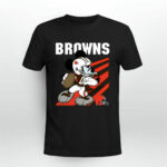Cleveland Browns Mickey Mouse Disney 3 T Shirt