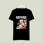 Cleveland Browns Mickey Mouse Disney Football 4 T Shirt