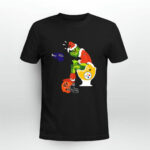 Cleveland Browns Santa Grinch toilet 4 T Shirt