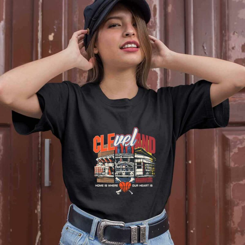 Cleveland Home Is Where The Heart Is 0 T Shirt 1