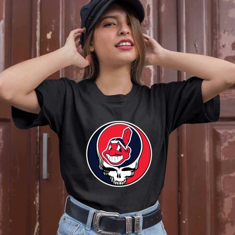 Cleveland Indians The Grateful Dead Baseball Mashup 0 T Shirt