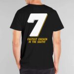 Clyde Torkel Chicken Pit Fastest Chicken In The South shirt Back